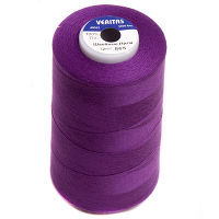 Нитки швейные 100% PE 40/2 цв S-865 фиолетовый (боб 5000ярдов) VERITAS