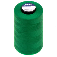 Нитки швейные 100% PE 40/2 цв S-876 зеленый (боб 5000ярдов) VERITAS