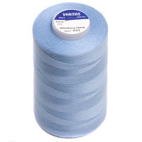 Нитки швейные 100% PE 40/2 цв S-231 синий бледный (боб 5000ярдов) VERITAS
