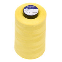 Нитки швейные 100% PE 40/2 цв S-504 желтый яркий (боб 5000ярдов) VERITAS