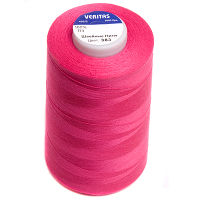 Нить швейная 100% PE 40/2 цв S-383 розовый темный (5000ярдов/12боб/120боб) VERITAS