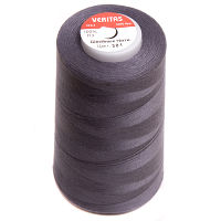 Нить швейная 100% PE 50/2 цв S-301 серый темный (боб 5000ярдов) VERITAS
