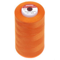 Нитки швейные 100% PE 50/2 цв S-849 оранжевый (боб 5000ярдов) VERITAS