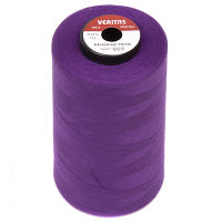 Нитки швейные 100% PE 50/2 цв S-865 фиолетовый (боб 5000ярдов) VERITAS