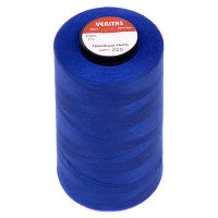 Нитки швейные 100% PE 50/2 цв S-220 синий яркий (боб 5000ярдов) VERITAS