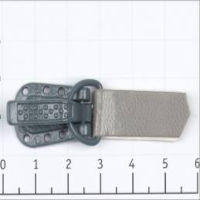 Крючок шубный цв серый кожзам S-578 (уп 200шт) MH