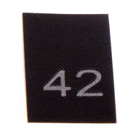 Р042ПЧ 42 - размерник - черный (уп.200 шт)