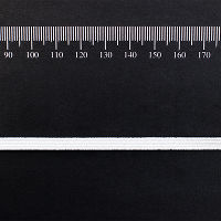 Резинка плетеная продежная цв белый 010мм (уп 10м)