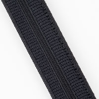 Резинка тканая Soft окантовочная цв черный 023мм (уп 25м) Ekoflex