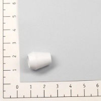 Концевик пластик НК-6 (шнур 5мм) цв белый (уп 1000шт) Полипропилен