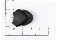 Концевик пластик CE026 цв черный d=5мм (уп 500шт)