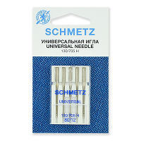 Иглы SCHMETZ  130/705H универсальные №80 (уп.5 шт.)