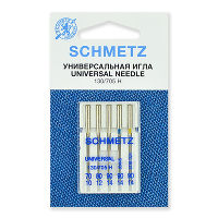 Иглы SCHMETZ 130/705H №70, 80, 90; 90(J); 90(S), комбинированные (5 шт/уп)