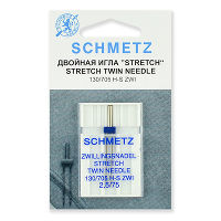 Иглы SCHMETZ  130/705H-S ZWI двойные стрейч №75/2.5 (уп. 1шт.)