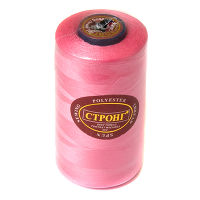 Нитки швейные 100% PE 40/2 цв 1053 розовый яркий (боб 5000ярдов) СТРОНГ