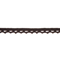 Кружево вязанное 10мм TBHA.1602-0021 цв черный (уп 9,14м) MG