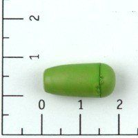 Концевик пластик Z37-7 колокольчик цв зелёный S151 (уп 500шт)