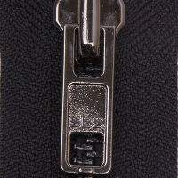 Молния металл №8 Темная бронза разъем 70см черный S-580 311(М-8001-А) SBS