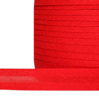 7028 Косая бейка 100% ХБ 15мм (упаковка 144 yds/131,6 метров) красный