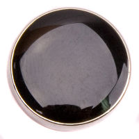 Пуговицы CY 0723 18мм черный/никель (уп.100 шт)