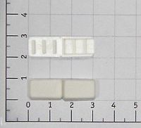 Концевик пластик 2206 цв белый (уп 500шт)
