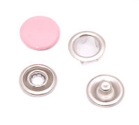 Кнопка рубашечная цв розовый S-372 (134) нерж 9,5мм со шляпкой матовая (уп ок.1440шт) КР-14 NewStar