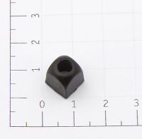 Концевик пластик 27105 колокольчик цв черный (уп 100шт)