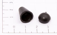 Концевик пластик арт.8035 (шнур 4мм) цв черный (уп 1000шт) АР