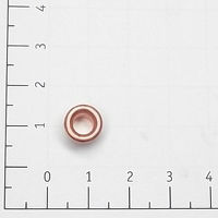 Люверсы нерж (латунь) №02 цв золото 4мм (уп ок.5000шт)
