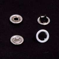 Кнопка рубашечная цв белый глянцевый медицинская сталь 9,5мм кольцо (уп ок.1440шт) КР-06 Tal's sts
