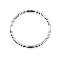 Кольцо металл 40х3 мм цв никель (уп 100шт)