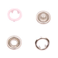Кнопка рубашечная цв розовый матовый медицинская сталь 7,8мм кольцо (уп ок.1440шт) КР-08 Tal's sts