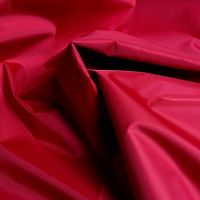 Ткань Таффета Taffeta 190T silver, ВО, 100% ПЭ, 150см, 18-1663 красный
