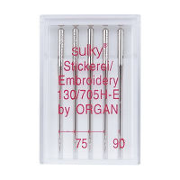 Иглы для БШМ ORGAN BL 130/705H № 75-90 д/шелка и вышивания (уп.5шт)