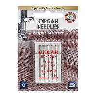 Иглы для БШМ ORGAN BL HAx1SP Супер Стрейч №75 (3); 90 (2) (уп.5шт)