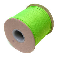 Шнур для одежды плоский цв зеленый неон 14мм (уп 50м) 06с2341 816374-Л