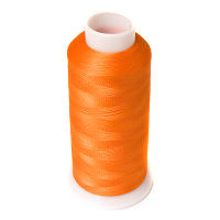 Нить текстурированная крученая 100% PE E150/1 цв 2122 оранжевый (боб 5000м) EURON