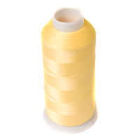 Нить текстурированная крученая 100% PE E150/1 цв 2228 желтый (боб 5000м) EURON