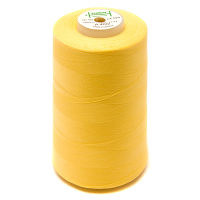 Нитки швейные 100% PE 40/2 цв 1134 желтый (боб 5000м) EURON