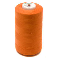 Нитки швейные 100% PE 40/2 цв 1147 оранжевый темный (боб 5000м) EURON