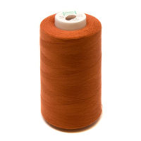 Нитки швейные 100% PE 40/2 цв 1447 оранжевый грязный (боб 5000м) EURON
