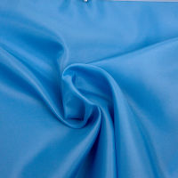 Ткань подкладочная 190T 53гр/м2, 100пэ, 150см, антистатик, голубой темный/S066(217/6139/Е509), (100м)_TPX016