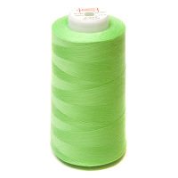 Нитки швейные 100% PE 50/2 цв 1514 зеленый яркий (боб 5000м) EURON