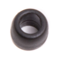 Концевик пластик "кольцо ограничительное" (шнур 5мм) цв черный (уп 200 шт)