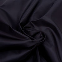 Ткань курточная Таффета 190T, WR/PU, 60гр/м2, 100пэ, 150см, черный/S580, (рул 100м)_D