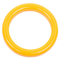 Пряжка полиэфирная 45мм цв S-506 желтый П-22 кольцо