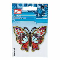 926384 Термоаппликация Бабочка лиловый/разноцветный цв. Prym БС