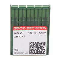 Иглы GROZ-BECKERT DBxK5 RG №80/12 (уп.10шт.)