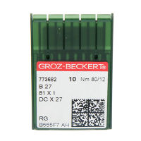 Иглы GROZ-BECKERT DCx27 (Bx27) №80/12 (уп.10шт.)