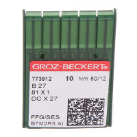 Иглы GROZ-BECKERT DCx27 (Bx27) FFG/SES №80/12 (уп.10шт.)